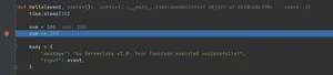 PyCharm で Serverless Framework を step 実行する